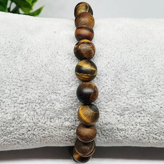 Earthly Wisdom – The Tiger Eye Beads Bracelet | Whispers of Nature Collection
