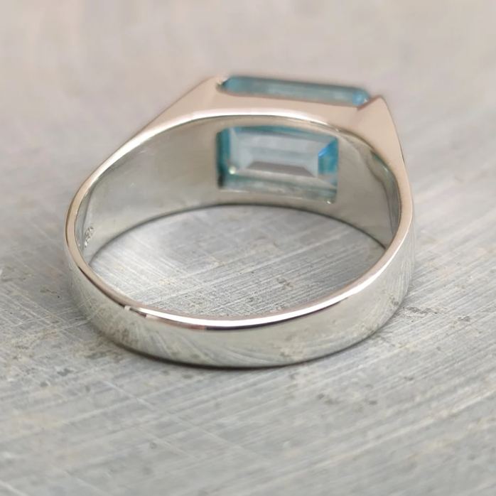 Tranquil Elegance – The Topaz Ring | Quotidian Opulence Collection