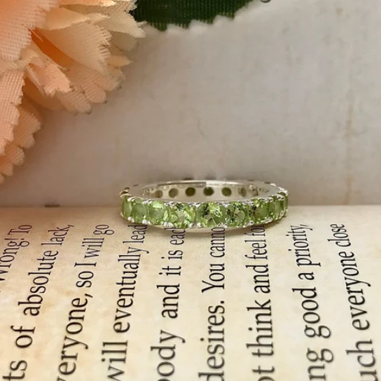 Peridot Ring, Sterling SilverRing