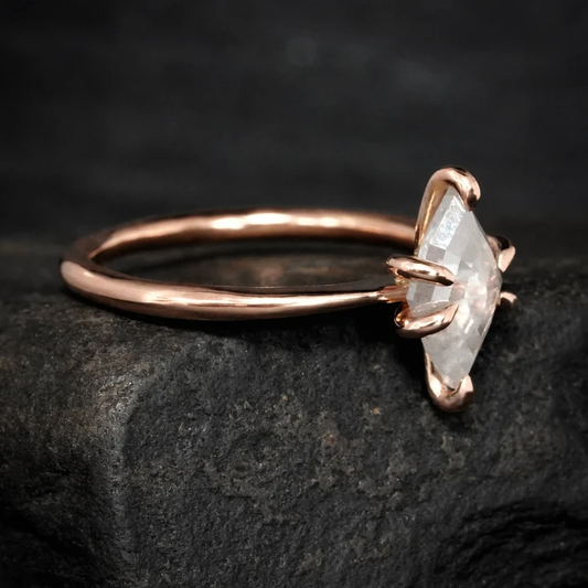 Ethereal Brilliance – Natural Specious Topaz Ring | Whispers of Nature Collection