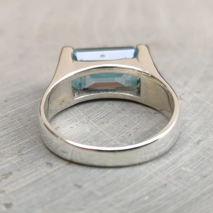 Tranquil Elegance – The Topaz Ring | Quotidian Opulence Collection