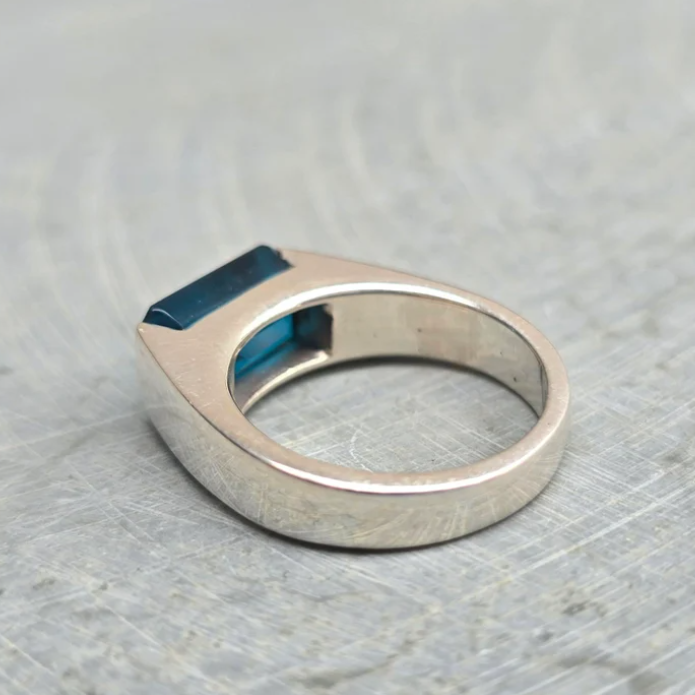 Tranquil Elegance – The Topaz Ring | Quotidian Opulence Collection