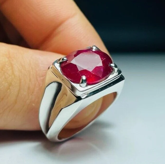 Crimson Radiance – The Ruby Majesty Ring | Quotidian Opulence Collection