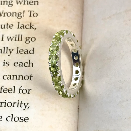 Peridot Ring, Sterling SilverRing